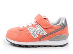New Balance sneaker coral pink/silver med velcro
